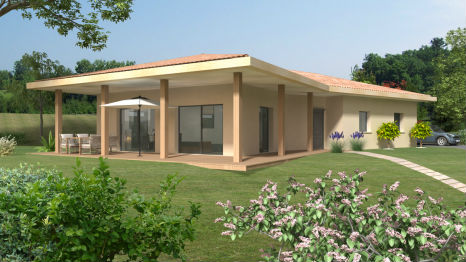CORA - 3 chambres - Plain pied - 115 m²